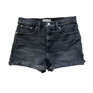 Madewell‎ High-Rise Shorts Washed Black Size 29
